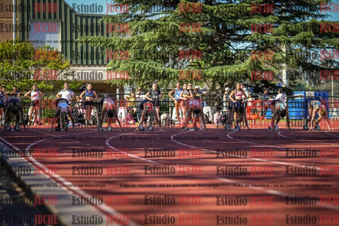 Fotos de los 100 m llanos de mujeres