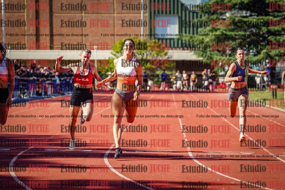 Fotos de los 100 m llanos de mujeres