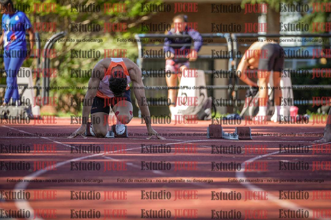 Fotos de los 100 m llanos de varones