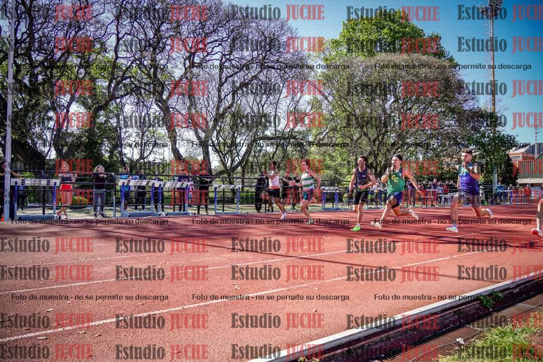 Fotos de los 100 m llanos de varones