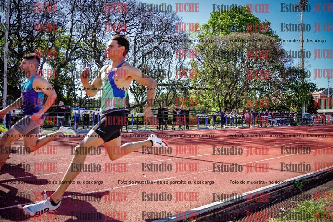 Fotos de los 100 m llanos de varones