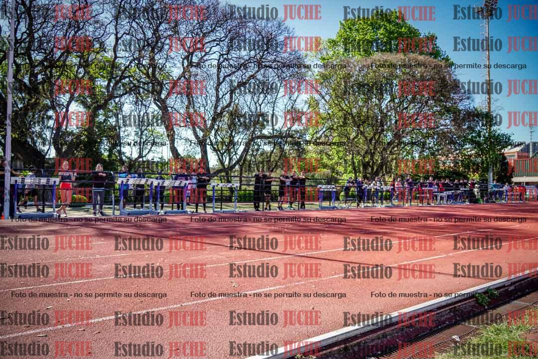 Fotos de los 100 m llanos de varones