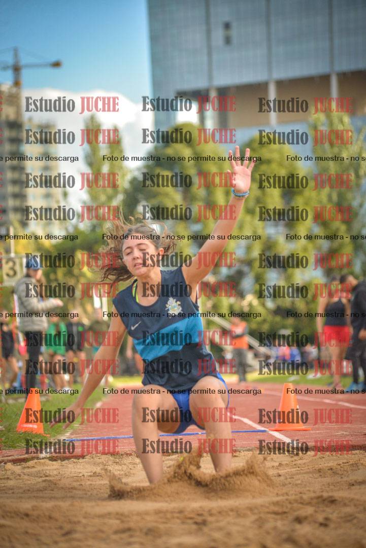 Fotos del salto en largo - mujeres U16