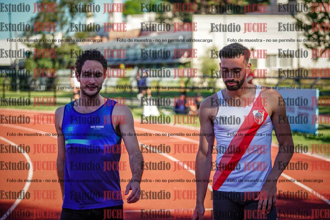 Fotos de los 400 m llanos de varones