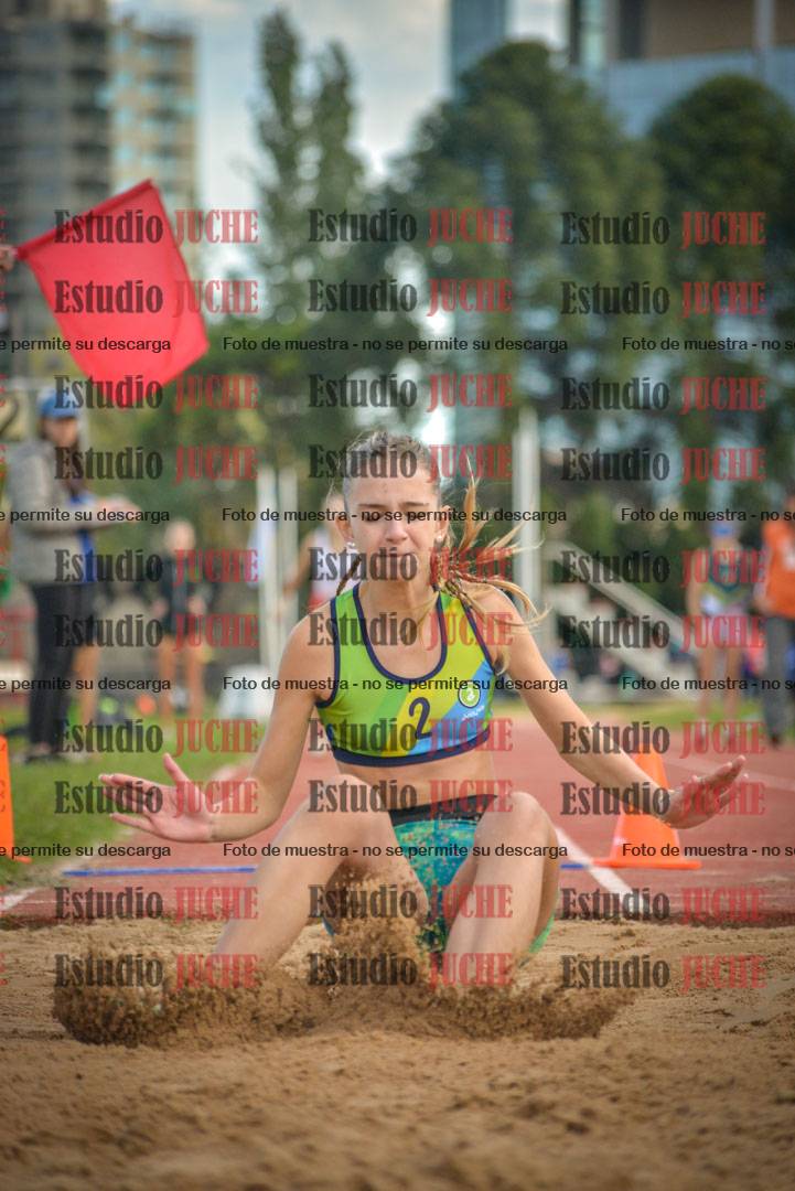 Fotos del salto en largo - mujeres U16