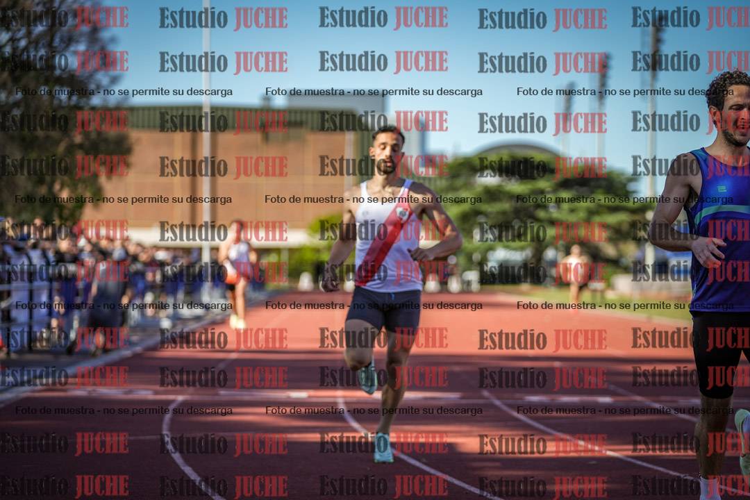Fotos de los 400 m llanos de varones