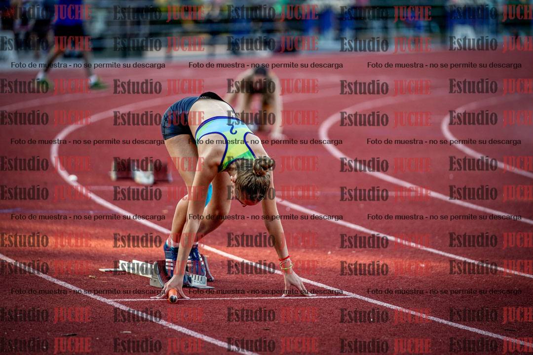 Fotos de los relevos 4x100 m de mujeres