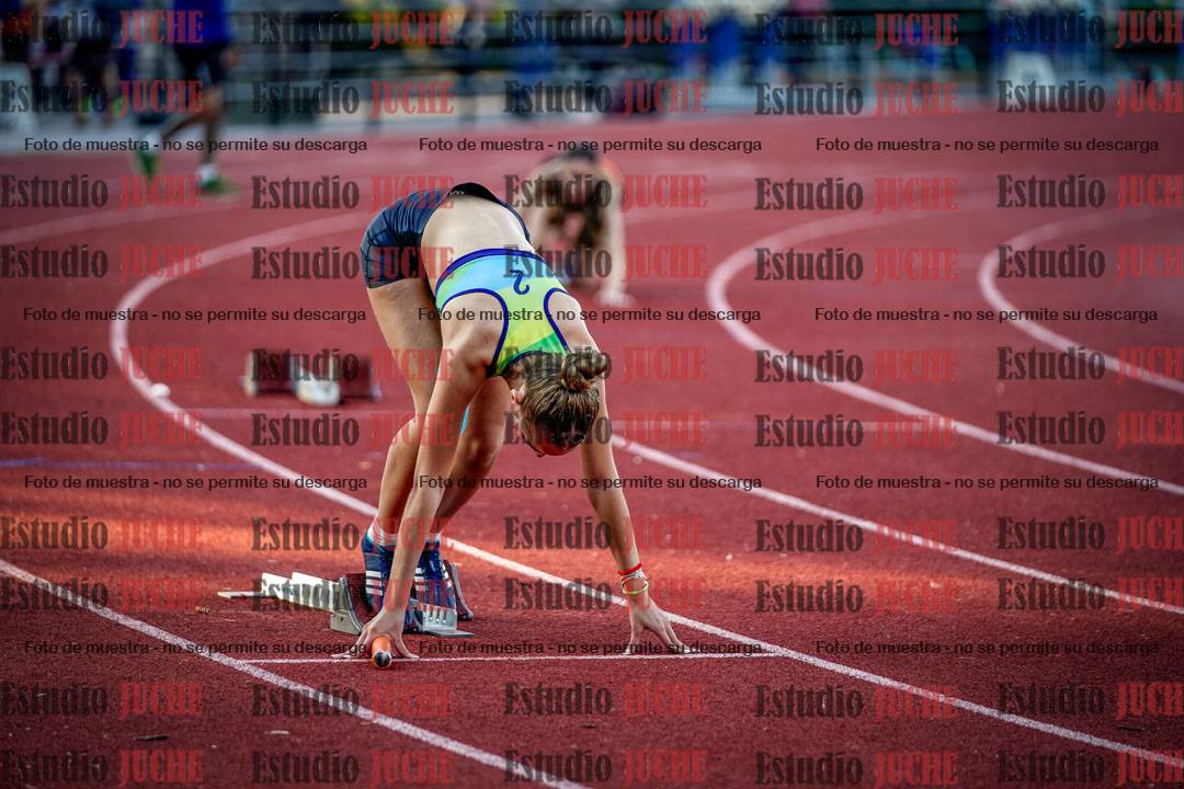 Fotos de los relevos 4x100 m de mujeres