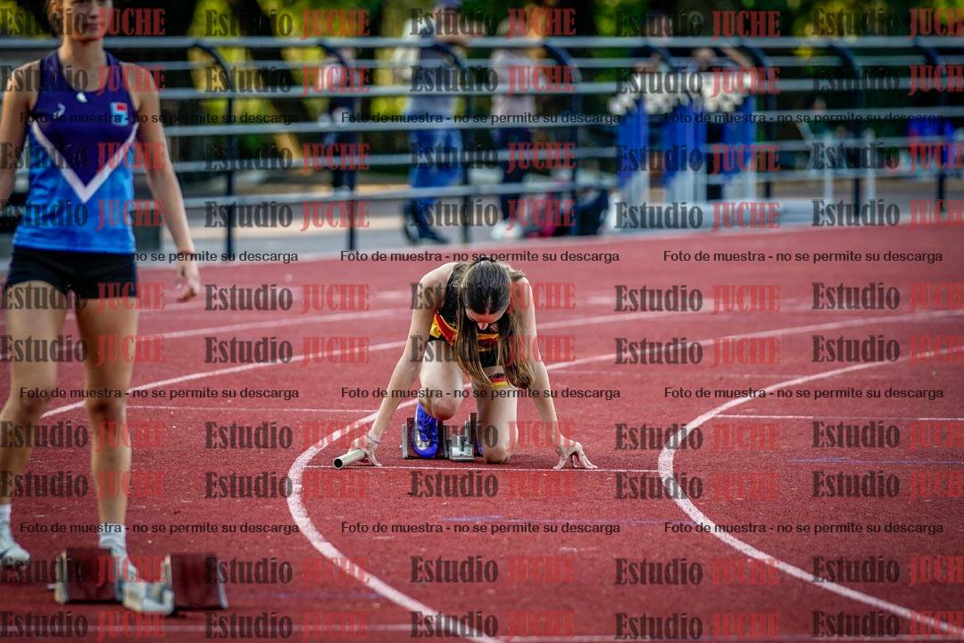 Fotos de los relevos 4x100 m de mujeres