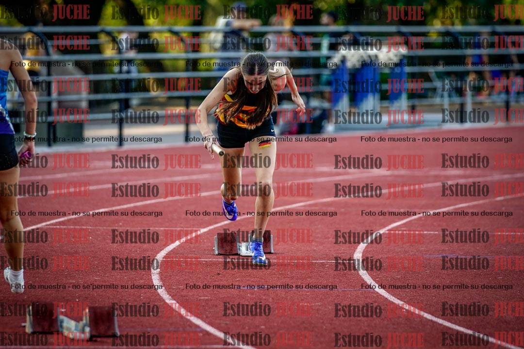 Fotos de los relevos 4x100 m de mujeres