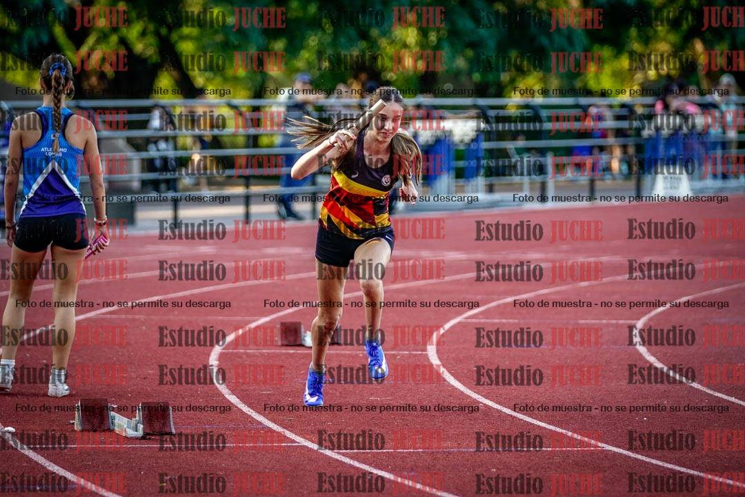 Fotos de los relevos 4x100 m de mujeres