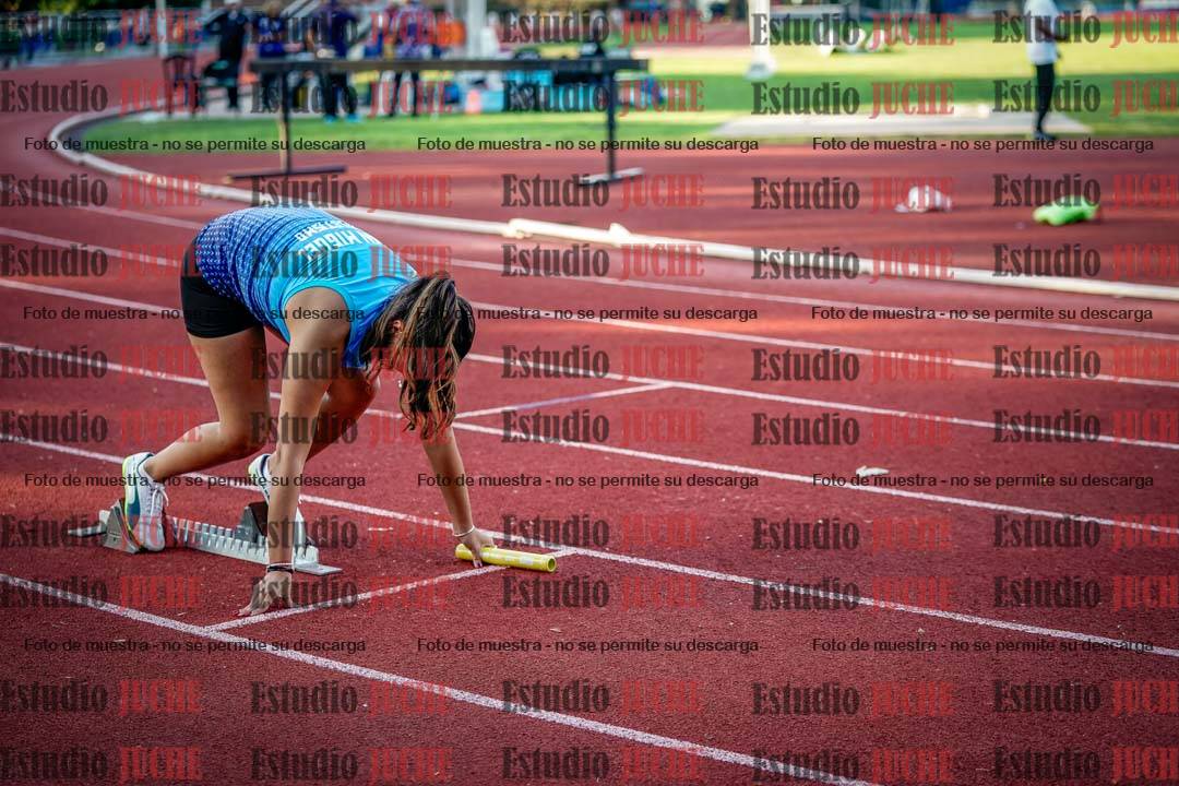 Fotos de los relevos 4x100 m de mujeres