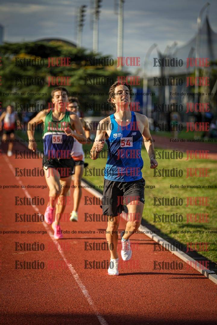 Fotos de los 1500 m llanos de varones
