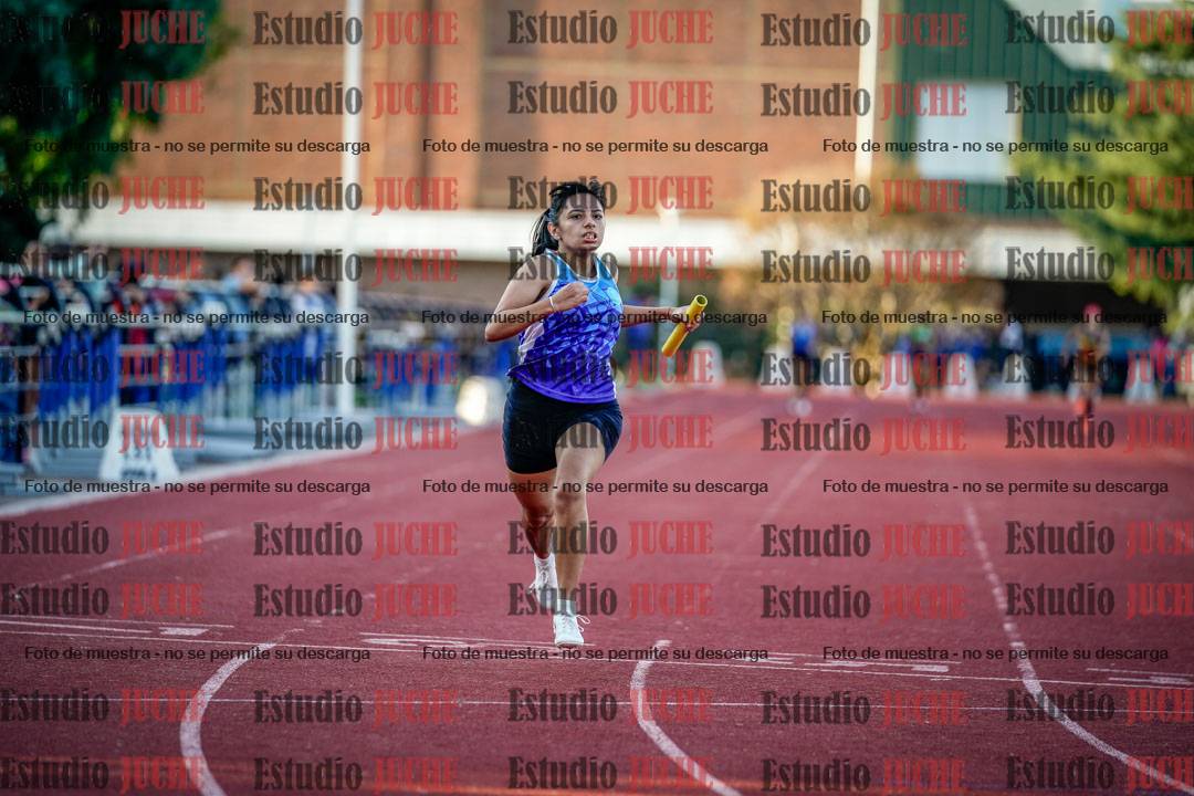 Fotos de los relevos 4x100 m de mujeres
