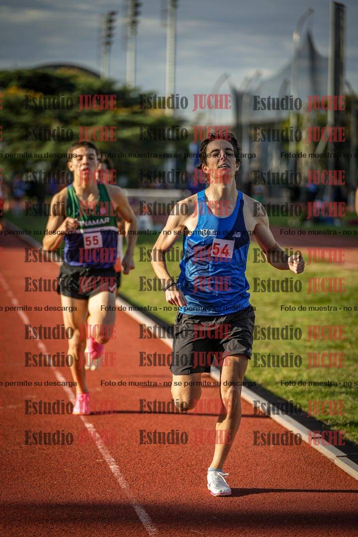 Fotos de los 1500 m llanos de varones