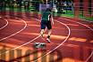 Fotos de los relevos 4x100 m de varones
