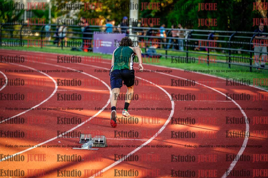 Fotos de los relevos 4x100 m de varones