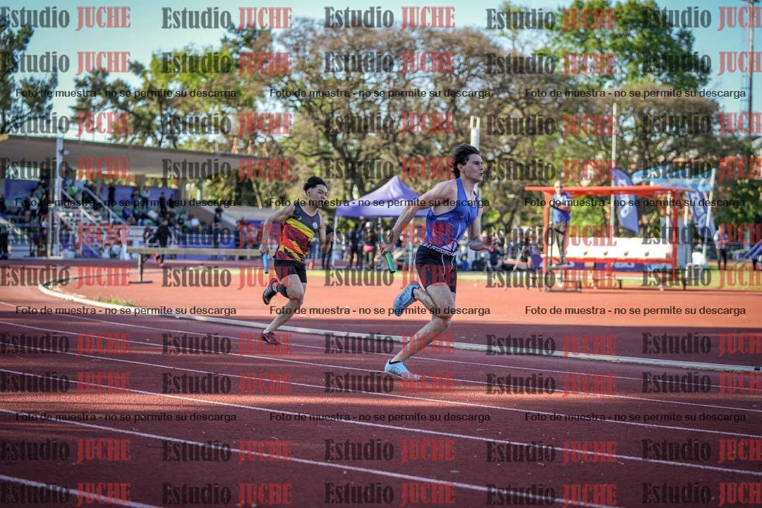 Fotos de las Postas 4x100 m de varones