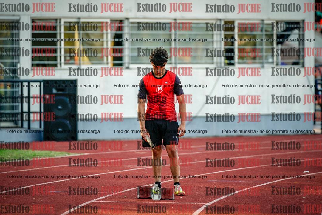 Fotos de los relevos 4x100 m de varones