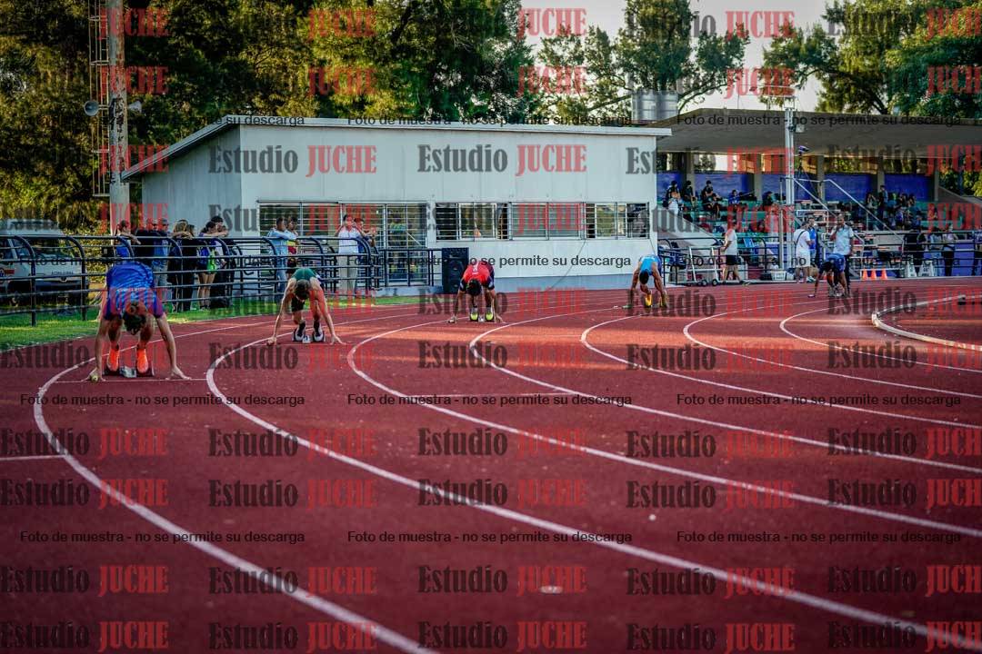 Fotos de los relevos 4x100 m de varones