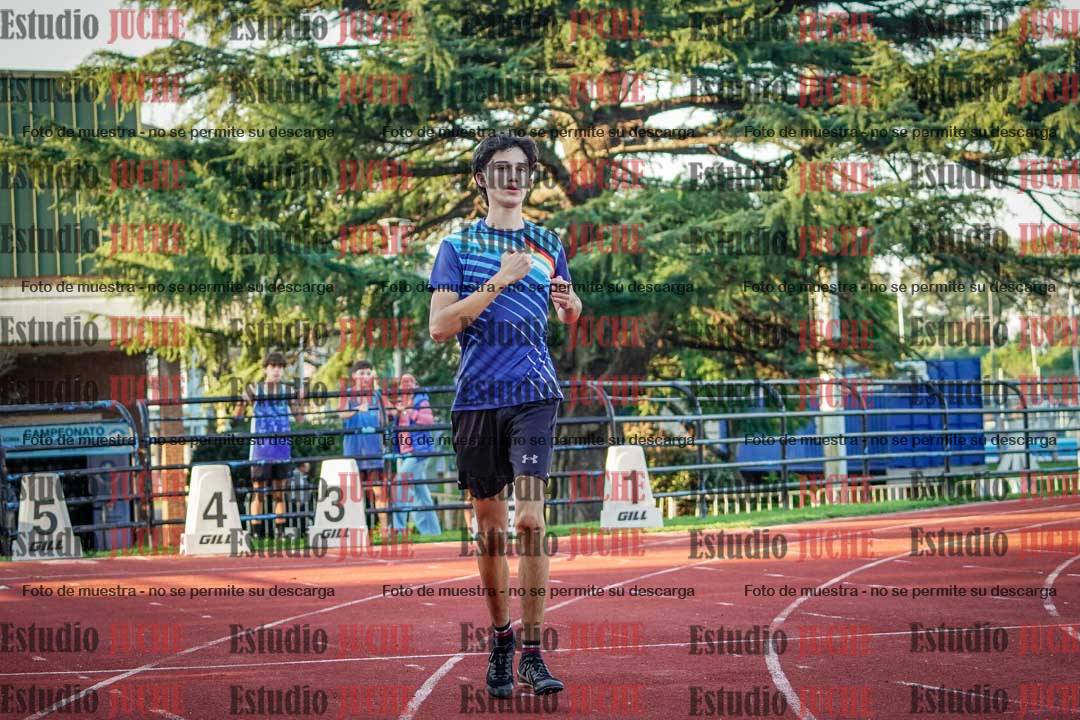Fotos de los relevos 4x100 m de varones