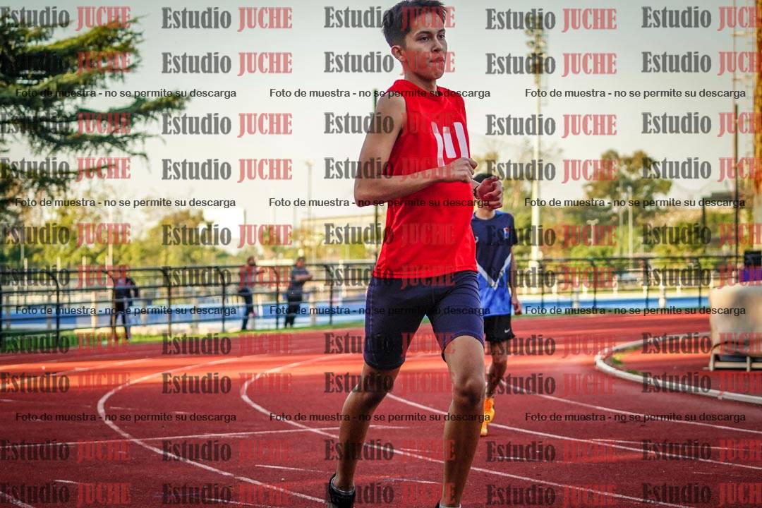 Fotos de los relevos 4x100 m de varones