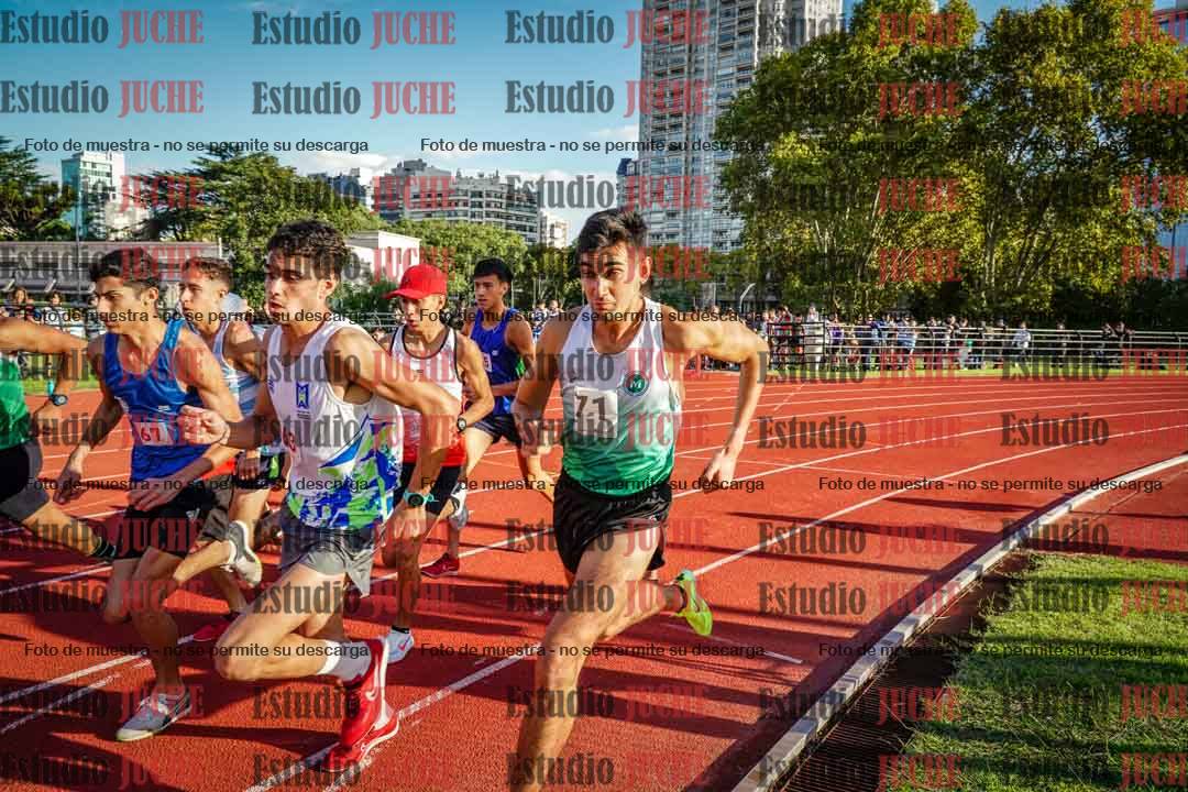 Fotos de los 1500 m llanos de varones