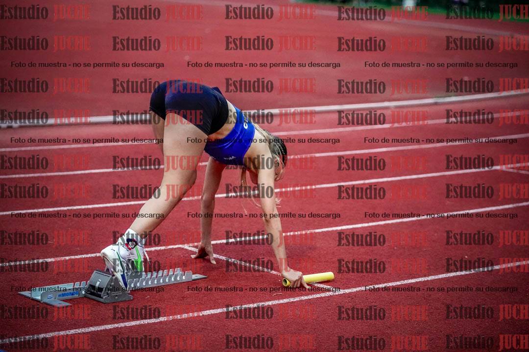 Fotos de las postas 4x100 m de mujeres