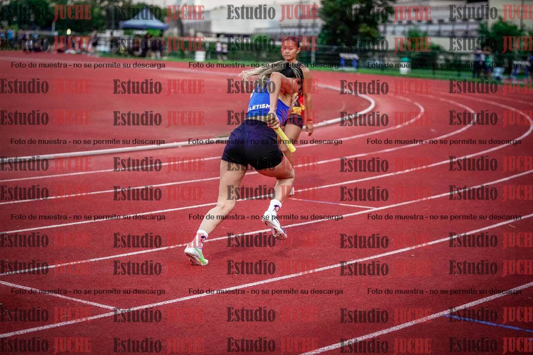 Fotos de las postas 4x100 m de mujeres