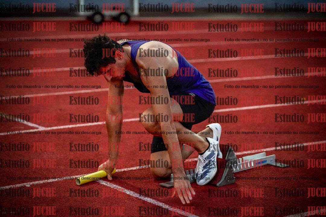 Fotos de las postas 4x100 m de varones