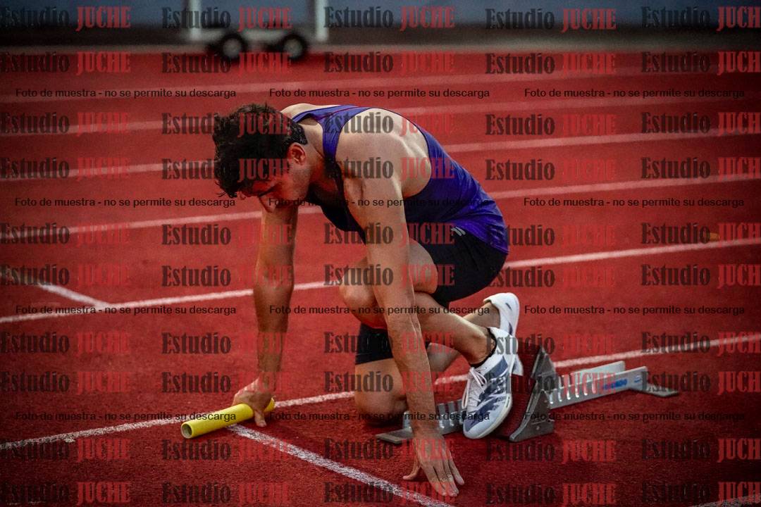 Fotos de las postas 4x100 m de varones