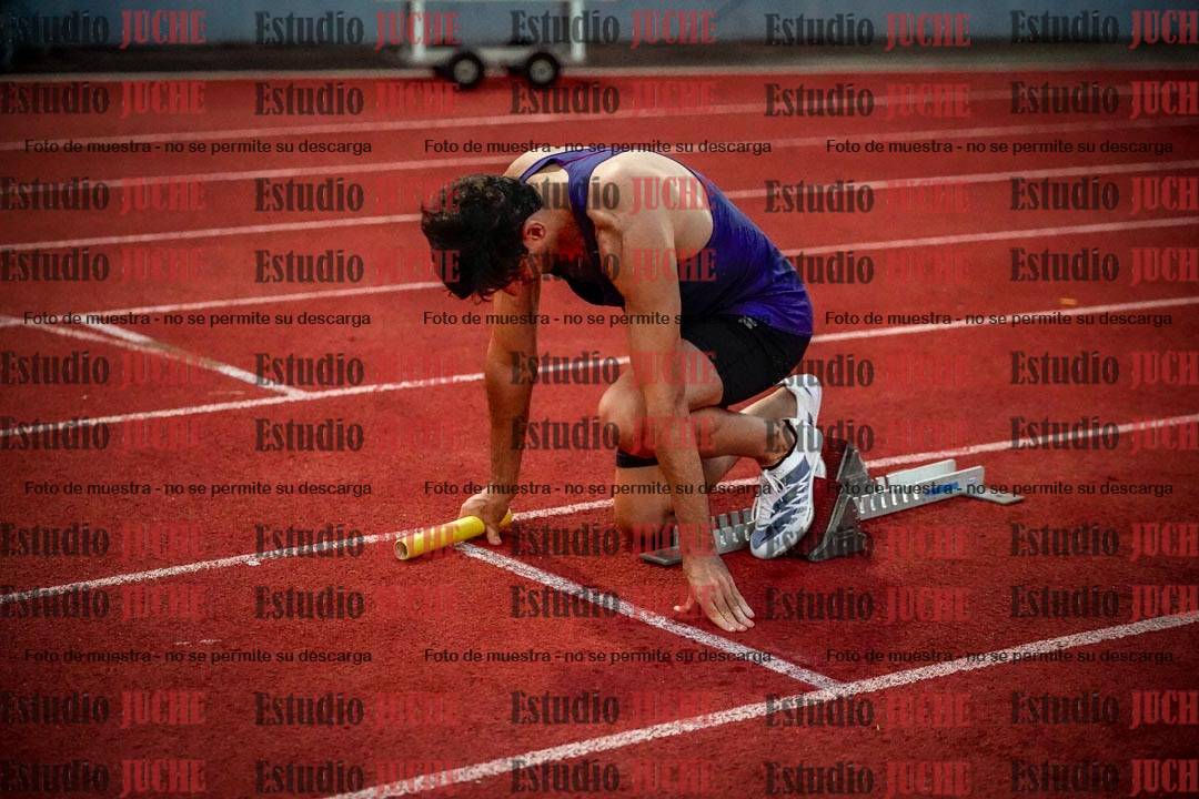 Fotos de las postas 4x100 m de varones