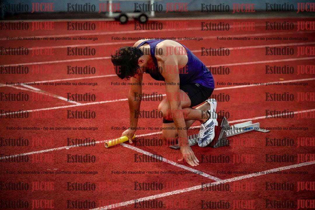 Fotos de las postas 4x100 m de varones