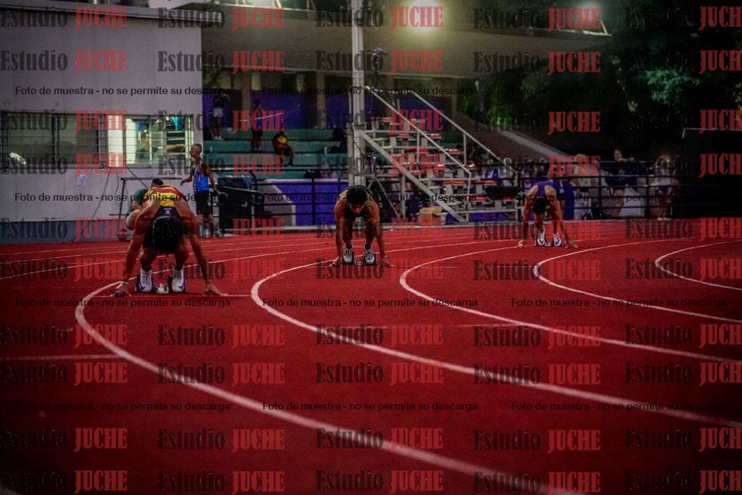 Fotos de las postas 4x100 m de varones