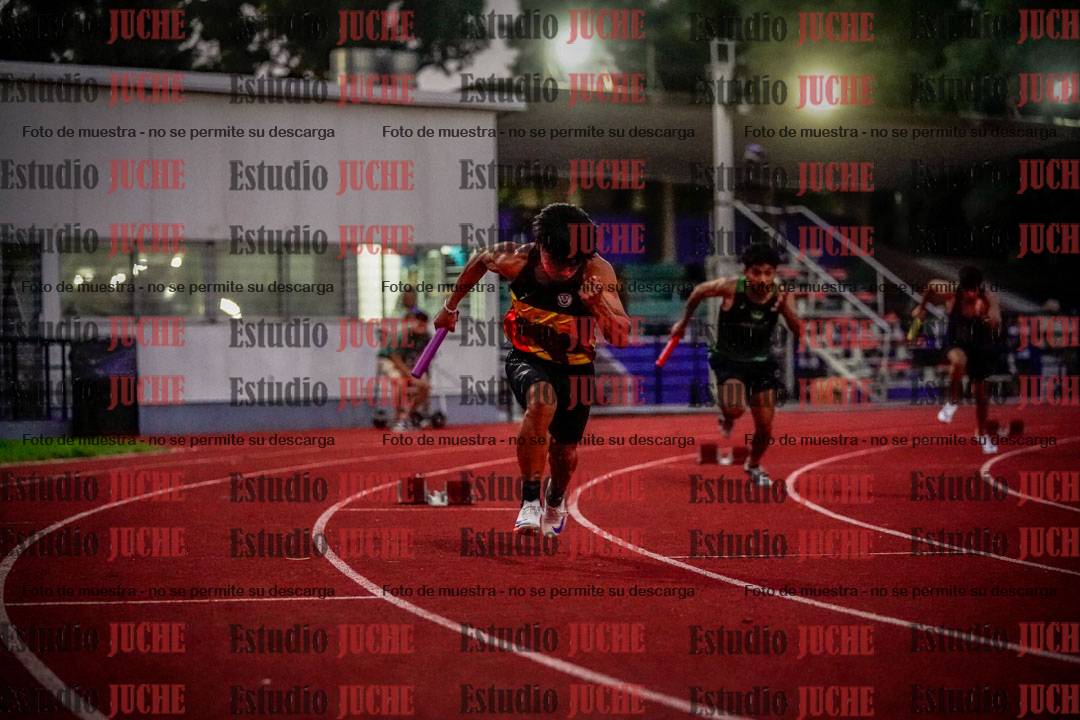 Fotos de las postas 4x100 m de varones