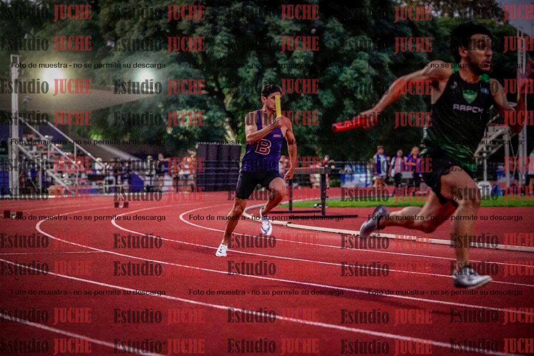 Fotos de las postas 4x100 m de varones
