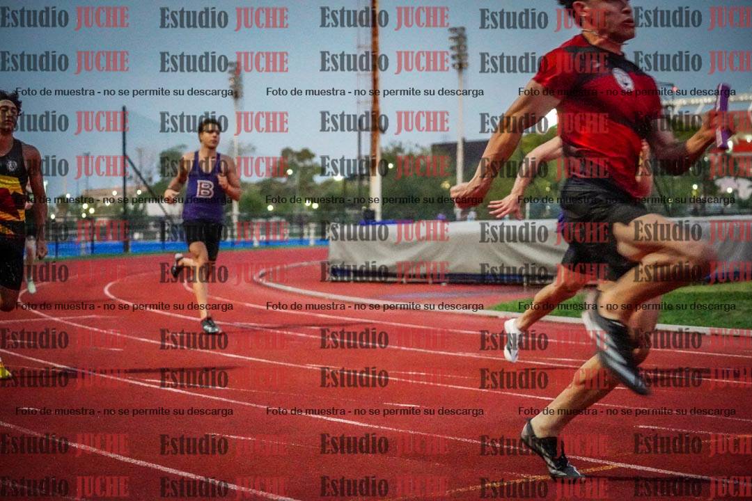 Fotos de las postas 4x100 m de varones