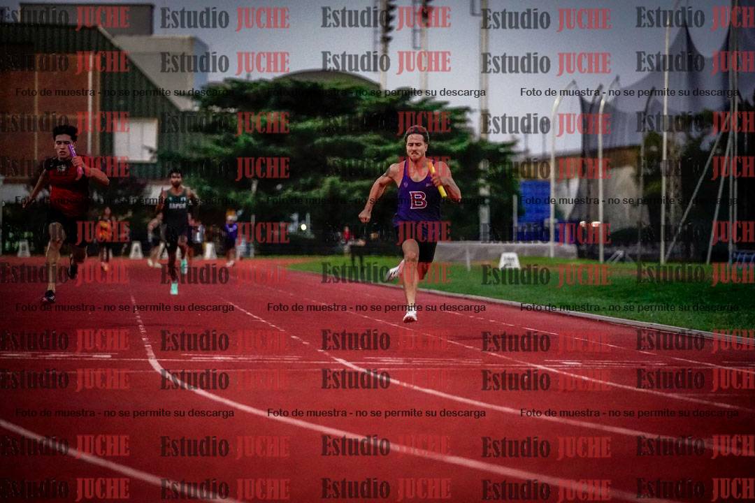 Fotos de las postas 4x100 m de varones