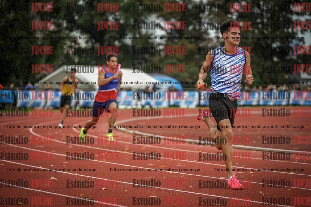Fotos de las postas 4x400 m llanos de varones