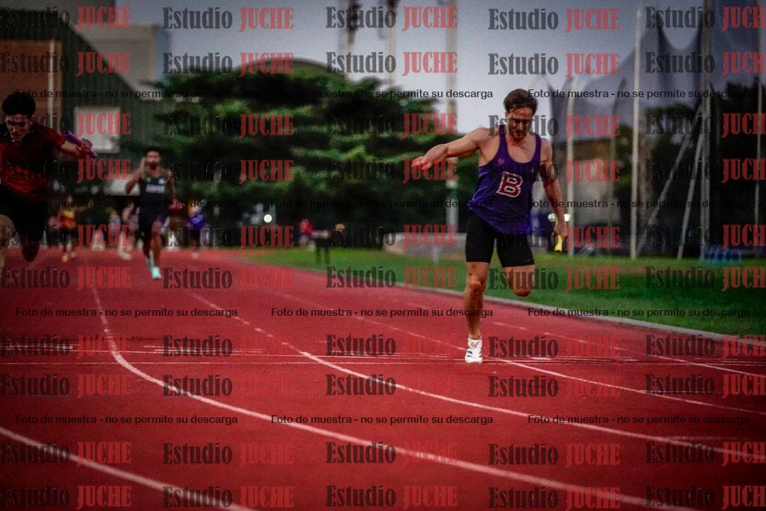 Fotos de las postas 4x100 m de varones