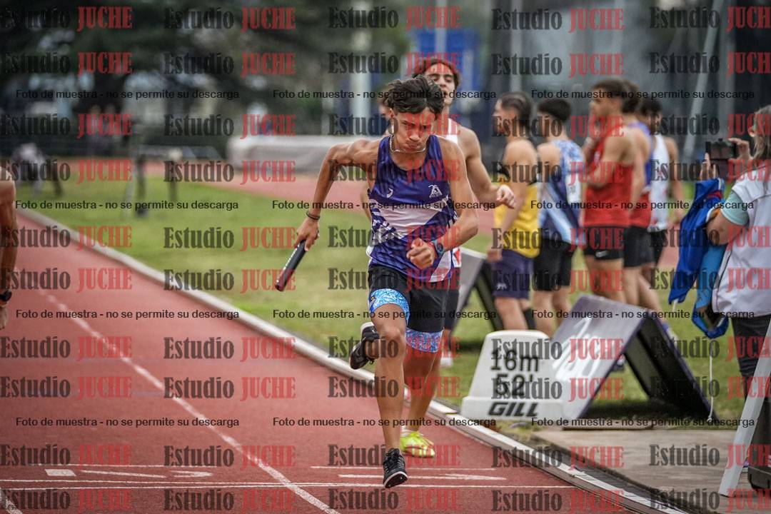 Fotos de las postas 4x400 m llanos de varones