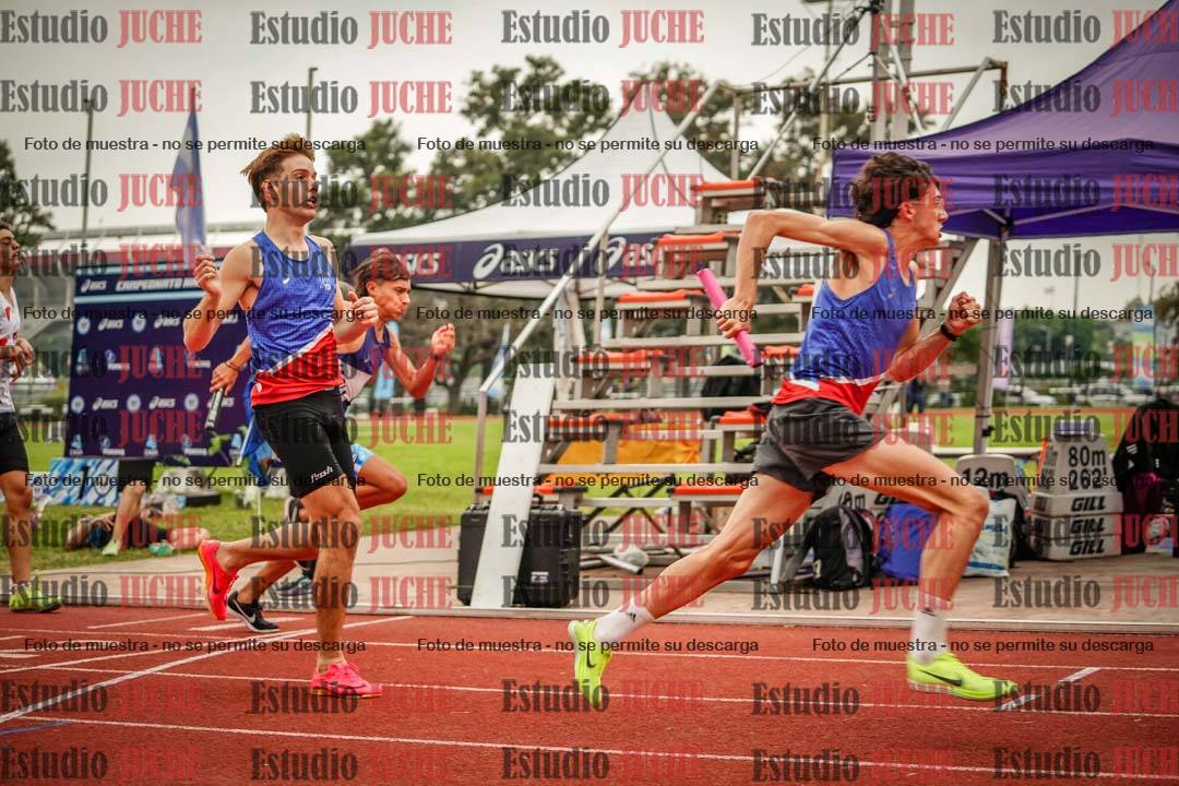 Fotos de las postas 4x400 m llanos de varones