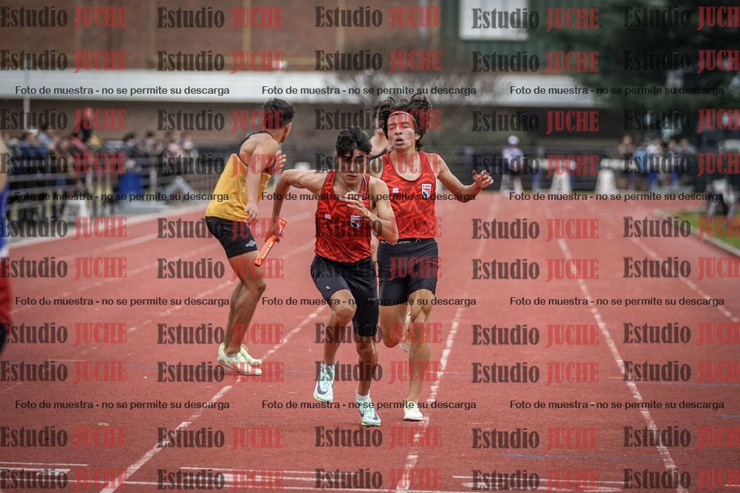 Fotos de las postas 4x400 m llanos de varones