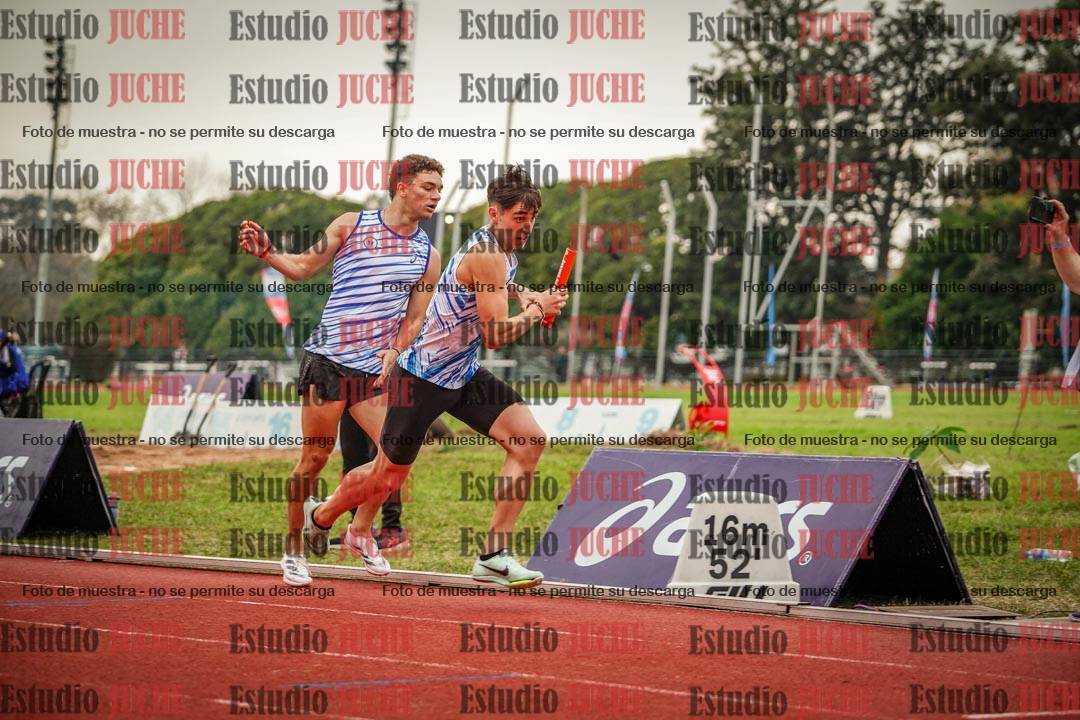 Fotos de las postas 4x400 m llanos de varones