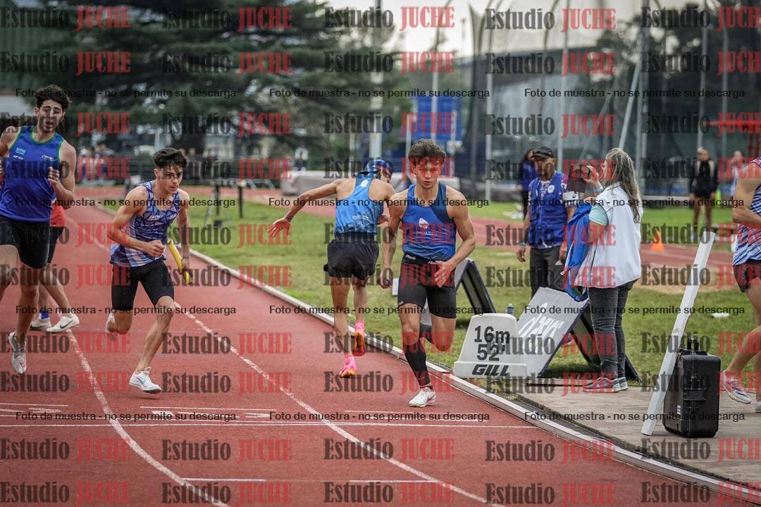 Fotos de las postas 4x400 m llanos de varones