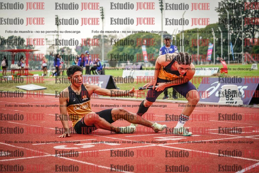 Fotos de las postas 4x400 m llanos de varones