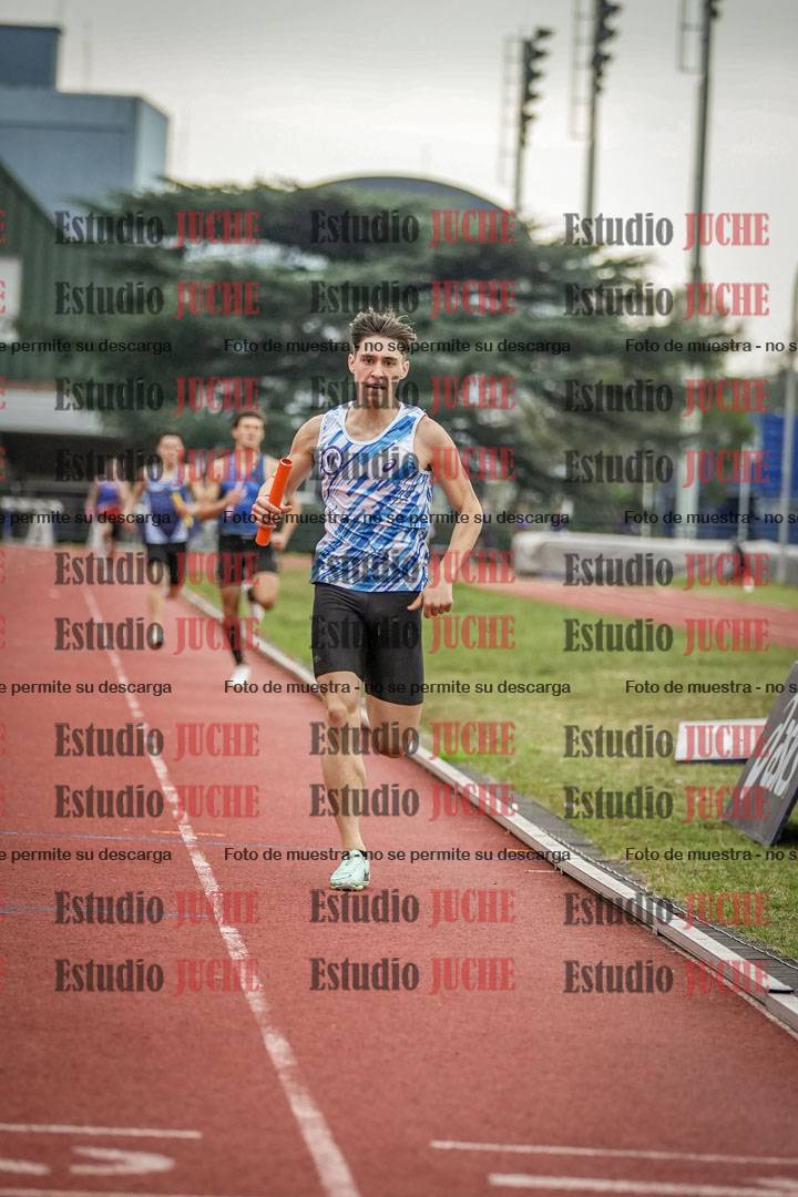 Fotos de las postas 4x400 m llanos de varones