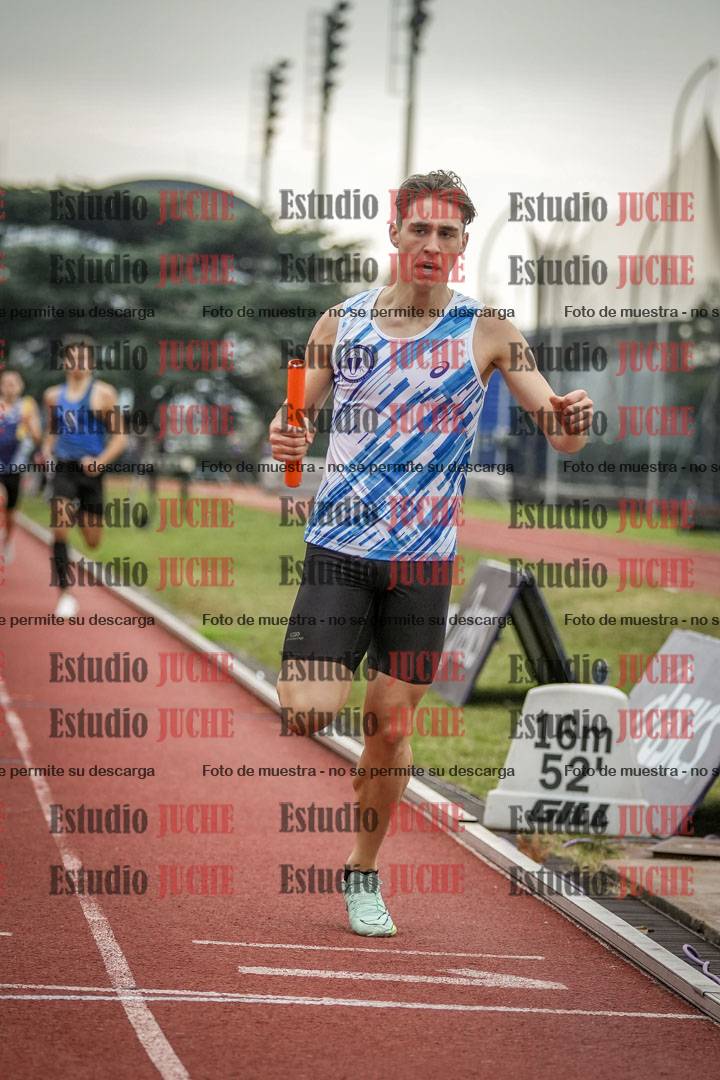 Fotos de las postas 4x400 m llanos de varones