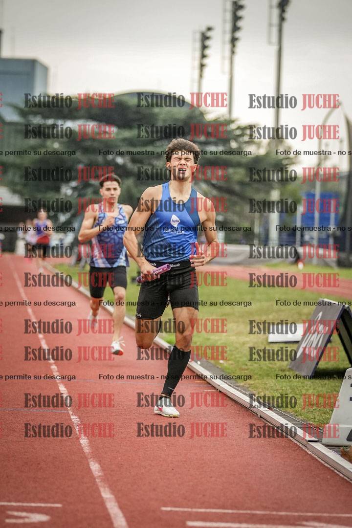 Fotos de las postas 4x400 m llanos de varones
