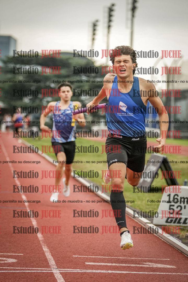 Fotos de las postas 4x400 m llanos de varones